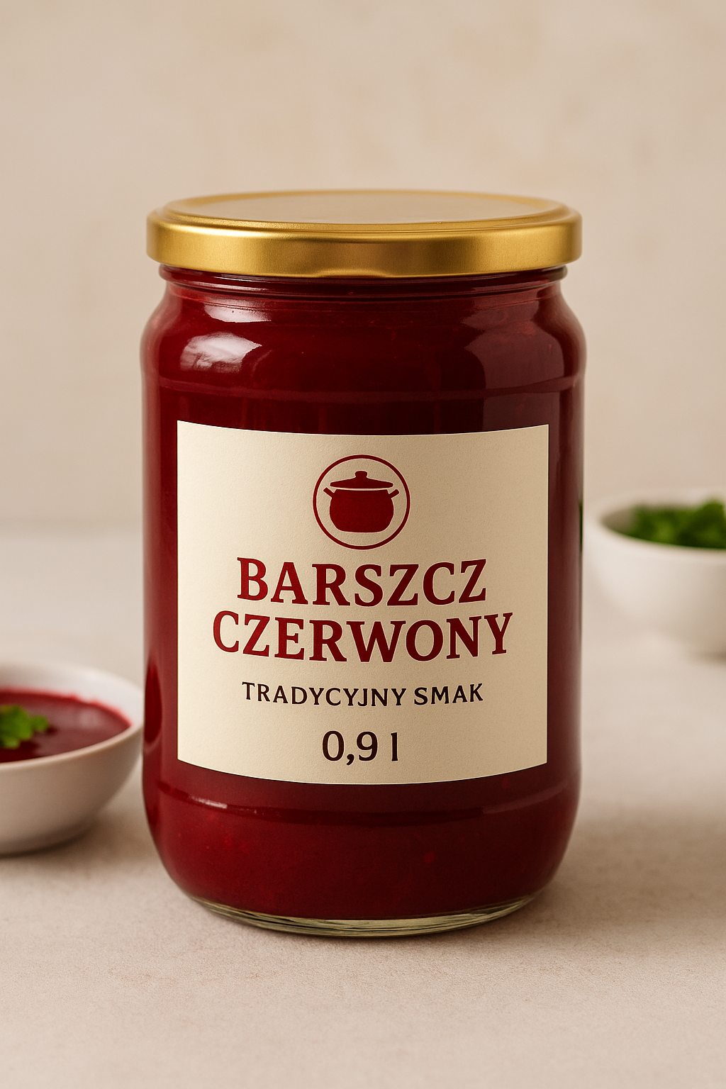 Barszcz Czerwony w Słoiku 0.9l