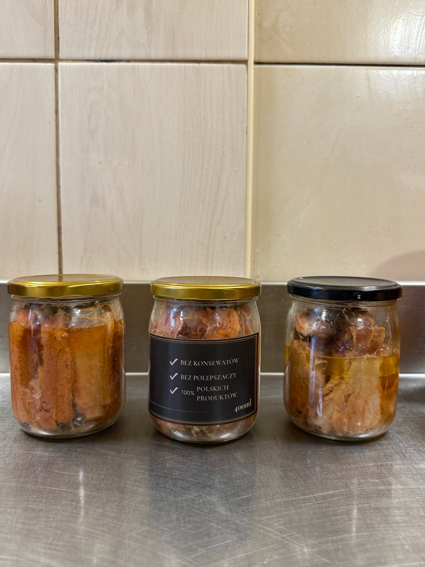 Żeberka w słoiku, domowe, soczyste, gotowy obiad tradycyjny w kilka minut