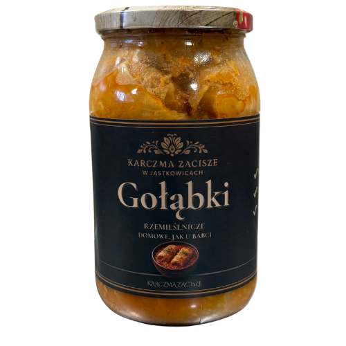 Gołąbki w słoiku w sosie pomidorowym, domowe, gotowy obiad