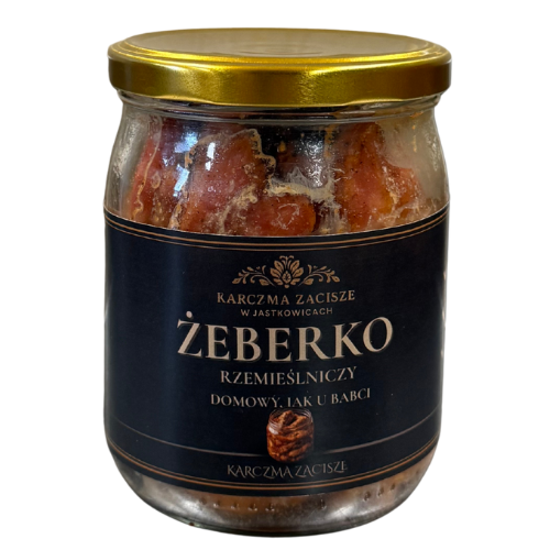 Żeberka w słoiku, domowe, soczyste, gotowy obiad tradycyjny w kilka minut