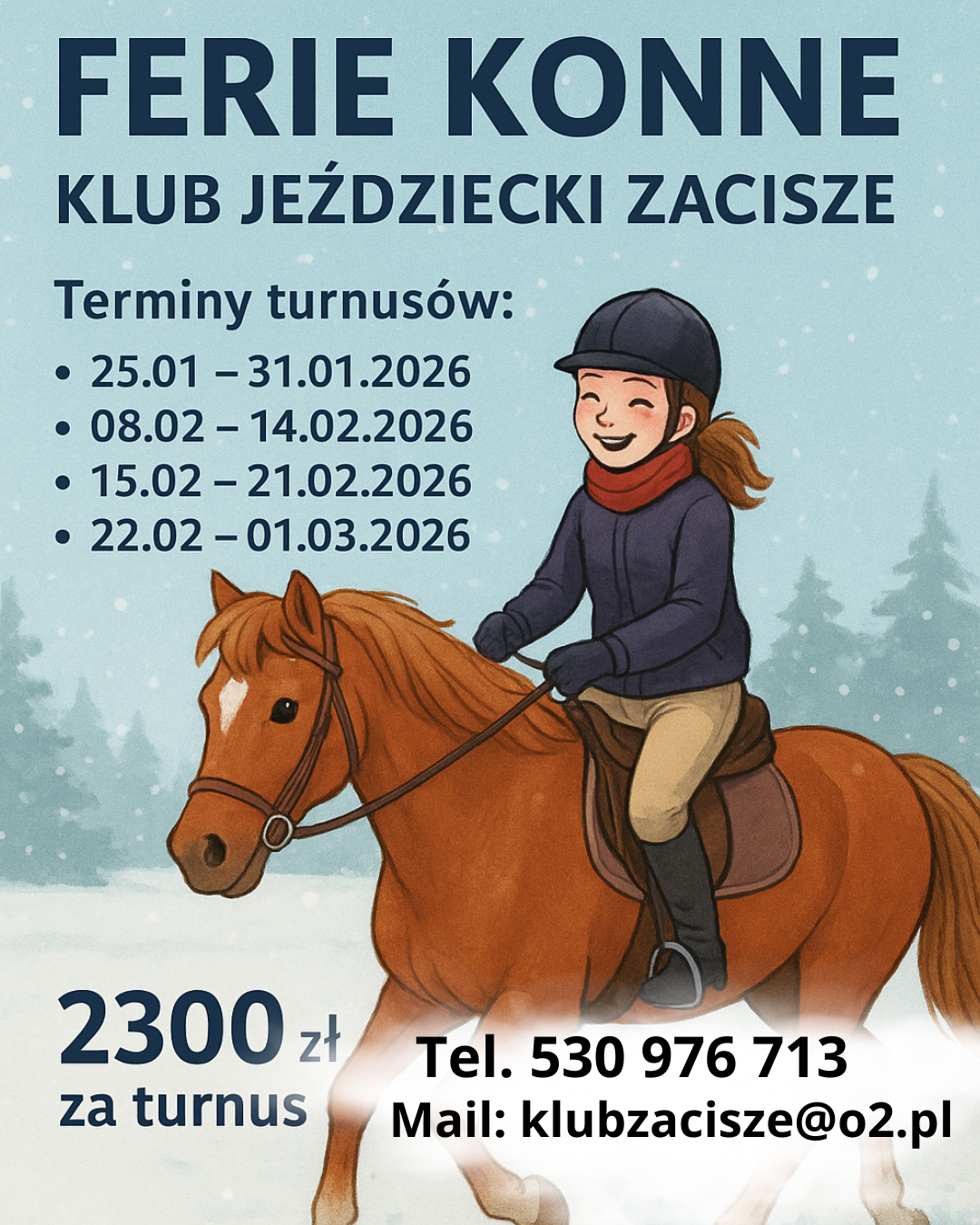 Obóz Zimowy Termin 22.02-01.03.2026 r